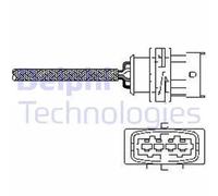 Sonda lambda DELPHI ES10789-12B1