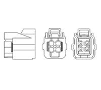 Sonda lambda térmico 466016355054 MAGNETI MARELLI para HONDA LOGO