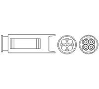 Sonda lambda térmico 466016355062 MAGNETI MARELLI para BMW 3 Compact 3 3 Coupé