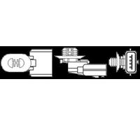 Sonda lambda térmico 466016355071 MAGNETI MARELLI para DACIA RENAULT