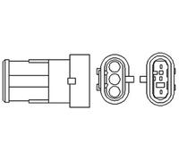 Sonda lambda térmico 466016355098 MAGNETI MARELLI para RENAULT KANGOO CLIO II