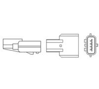 Sonda lambda térmico 466016355104 MAGNETI MARELLI para RENAULT DACIA