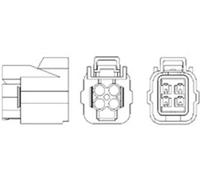 Magneti Marelli Sonda lambda 466016355116 térmica para Honda Civic VII Hatchback