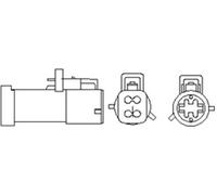 Sonda lambda térmico 466016355119 MAGNETI MARELLI para FORD MONDEO III Sedán