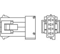 Sonda lambda térmico 466016355122 MAGNETI MARELLI para CITROËN PEUGEOT