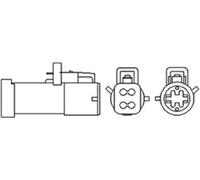 Sonda lambda térmico 466016355125 MAGNETI MARELLI para FORD VOLVO