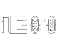 Sonda lambda térmico 466016355161 MAGNETI MARELLI para FIAT LANCIA