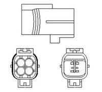 Sonda lambda térmico 466016355163 MAGNETI MARELLI para SUZUKI OPEL NISSAN