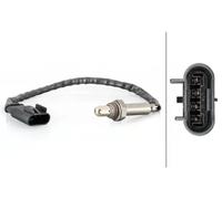 HELLA 6PA 358 103-531 Sonda Lambda - 4polos - Cable: 275mm