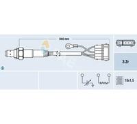 Sonda lambda térmico 77112 FAE para VW POLO II PASSAT B3/B4 PASSAT B3/B4 Variant