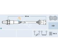Sonda lambda térmico 77232 FAE para VOLVO SAAB OPEL