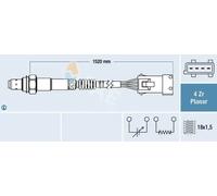 Sonda lambda térmico 77242 FAE para CITROËN LANCIA PEUGEOT FIAT