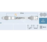 Sonda lambda térmico 77283 FAE para CITROËN PEUGEOT RENAULT FIAT LANCIA