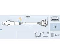 FAE Sonda Lambda para OPEL: Omega, Astra, Vectra, Zafira, Signum & ALFA ROMEO: 159 & FIAT: Croma (Ref: 77303)