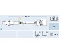 Sonda lambda térmico 77396 FAE para ROVER MINI MG