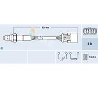 Sonda lambda térmico 77396 FAE para ROVER MINI MG