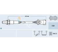 Sonda lambda térmico 77432 FAE para CITROËN PEUGEOT FIAT