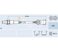 Sonda lambda térmico 77432 FAE para CITROËN PEUGEOT FIAT