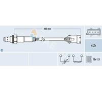 Sonda lambda térmico 77433 FAE para CITROËN PEUGEOT MINI