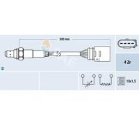 Sonda lambda térmico 77435 FAE para VW SKODA SEAT