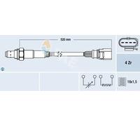Sonda lambda térmico 77438 FAE para VW SKODA SEAT