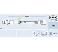 Sonda lambda térmico 77439 FAE para VW SKODA AUDI SEAT
