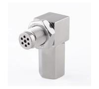 Sonda Lambda Universal S304 Inoxidable 90 Grados O2 Sensor Oxígeno Extensor Espaciador Adaptador Sensor Coche 02 Convertidor Catalítico Extensión Bung Sensor Oxígeno Coche