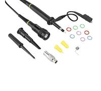 Sonda Osciloscopio Alta Tensión P4250 1.2KV 250MHz para Osciloscopios con Conector BNC 100 Pinzas Cocodrilo Kit Pruebas