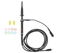 Sonda Osciloscopio MCX 60MHz 1X/10X con Clip | 60MHz ancho banda, interruptor 1X/10X, clip cocodrilo para tierra, lectura segura, osciloscopios portátiles