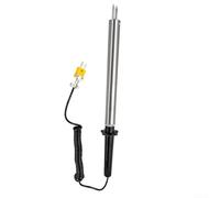 Sonda Temperatura K Cable Espiral 1M Industrial Sonda Temperatura | para acero inoxidable, para rango 0-1000C, para ideal soldadura, metalurgia, lectura estable