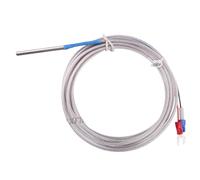 Sonda termopar K Sensor de temperatura 2m Cable 0~800C for medir el controlador de temperatura del horno de caldera(2M 5X50)