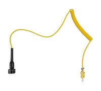 Sonda termopar magnética tipo K para medición, construcción de metal ABS, rango de respuesta rápida de 0 a 500 °C, compatible con termómetros digitales tipo K (D)