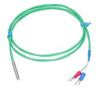 Sonda termopar tipo K, sonda de temperatura 0-200℃, cable de silicona super suave 4x30mm - Medición precisa, resistente y fiable para industria química y eléctrica (1 metro)