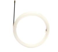 Sonda Tiracables de Nylon, Sonda Pasacables Para Electricista, Diámetro 3 mm, Color Blanco (10 M)
