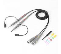 Sondas de osciloscopio, 2 piezas 100 Mhz ScopeClip 1X / 10X Cable de prueba conmutable BNC Kit de sonda de osciloscopio para sondeo y mediciones