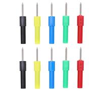 Sondas de prueba multímetro | Agujas de punción protegidas de 4 mm para pruebas de alambre/mantenimiento del automóvil | 5 sondas codificadas con 30 V - 60 V, 10A Límite superior