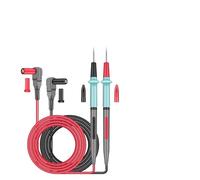 Sondas multímetro sin óxido de punta extrema, 80 clientes de silicona centrales, alambre inmune al calor para resolución de problemas de estructura eléctrica profesional, sondas multímetro extra