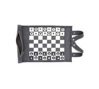 Sondergut - Chess/Checkers Roll-Up Travel Set Leathe