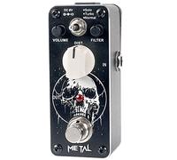 Sondery metal distorsión Pedal efecto de guitarra, cálido, suave, amplia gama de distorsión vintage,Diseño de arte en la parte superior y borde de corte de diamante, Art Series