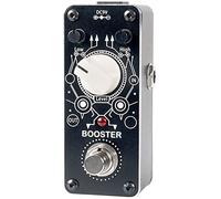 Sondery Pedal de impulso para guitarra eléctrica y bajo, mini pedal de refuerzo limpio, True Bypass, cambio de más o menos 14 dB para frecuencias inferiores a 250 Hz o superiores a 1 KHz, pedal de pie