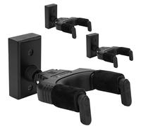 Sondery Soporte de pared para guitarra, 3 unidades, bloqueo automático y soporte de gancho ajustable para guitarra acústica y eléctrica, ukelele, bajo, banjo y mandolina, no para acabado nitro