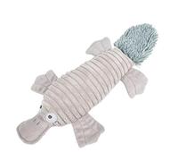SONDEY Juguete de Peluche Ornitorrinco poliéster Sonido 38 x 9 cm, Gris Claro