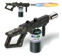 Sondiko Potente soplete de cocina, cabezal de soplete de propano, quemador de hierba ajustable para asar filetes, barbacoa, soldadura (tanque de propano no incluido)