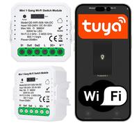 Sone Smart One Mini Relé WiFi Contact Sec 16A AC 100-240V / DC 6-50V | WiFi 2.4GHz, Tuya Smart Life, Alexa Google Home, NO/NC, Inching, temporizador