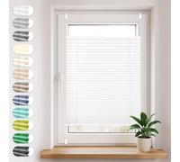 Sonello Estor Cortina plisada sin taladrar 45cm x 100cm blanco, cortina enrollable plisado cortina plisada para puerta y ventana persianas protección de la intimidad protección solar estores palisados