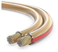 sonero® 10 Metros 2x4.00mm² Cable de Altavoz CCA, Color: Transparente