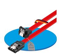 Sonero® cable de datos SATA III 6Gb/s, 0,30 m, en ángulo, rojo