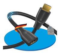Sonero® Cable de Extensión Premium HDMI 4K, Enchufe A a Toma A, Contactos Chapados en Oro, Doble Blindaje, 2,00 m