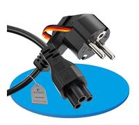 Sonero® Euro-Cable de Red, Cable de alimentación para electrodomésticos, Enchufe Schutzkontakt a Enchufe IEC C5, 1,50m, Negro
