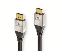 Sonero® Premium DisplayPort cable de 4 m a HDMI (4K, UltraHD / 2160p a 60Hz), negro